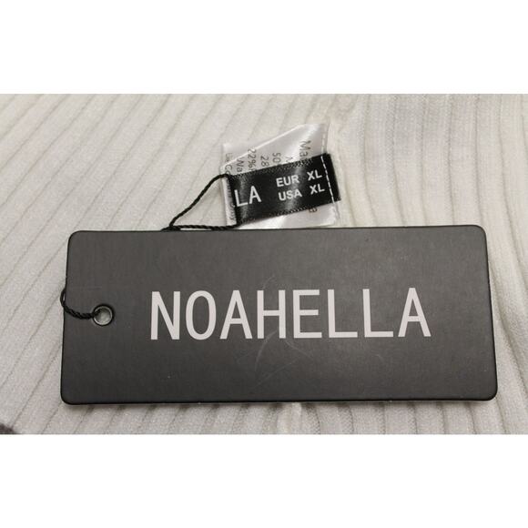 *NEW* NOAHELLA CUTOUT LONGSLEEVE MOCK NECK KNIT RIBBED SWEATER - Picture 3 of 4